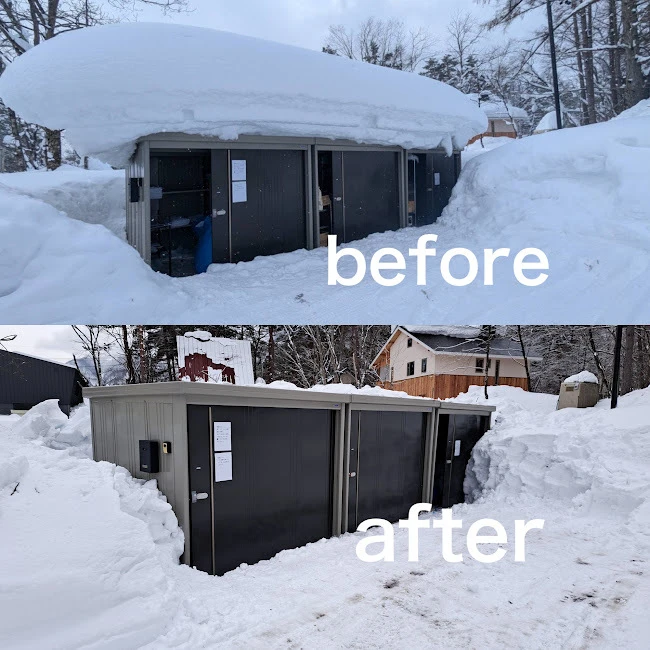屋根雪の危険性